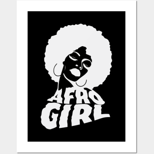 Afro Girl Posters and Art